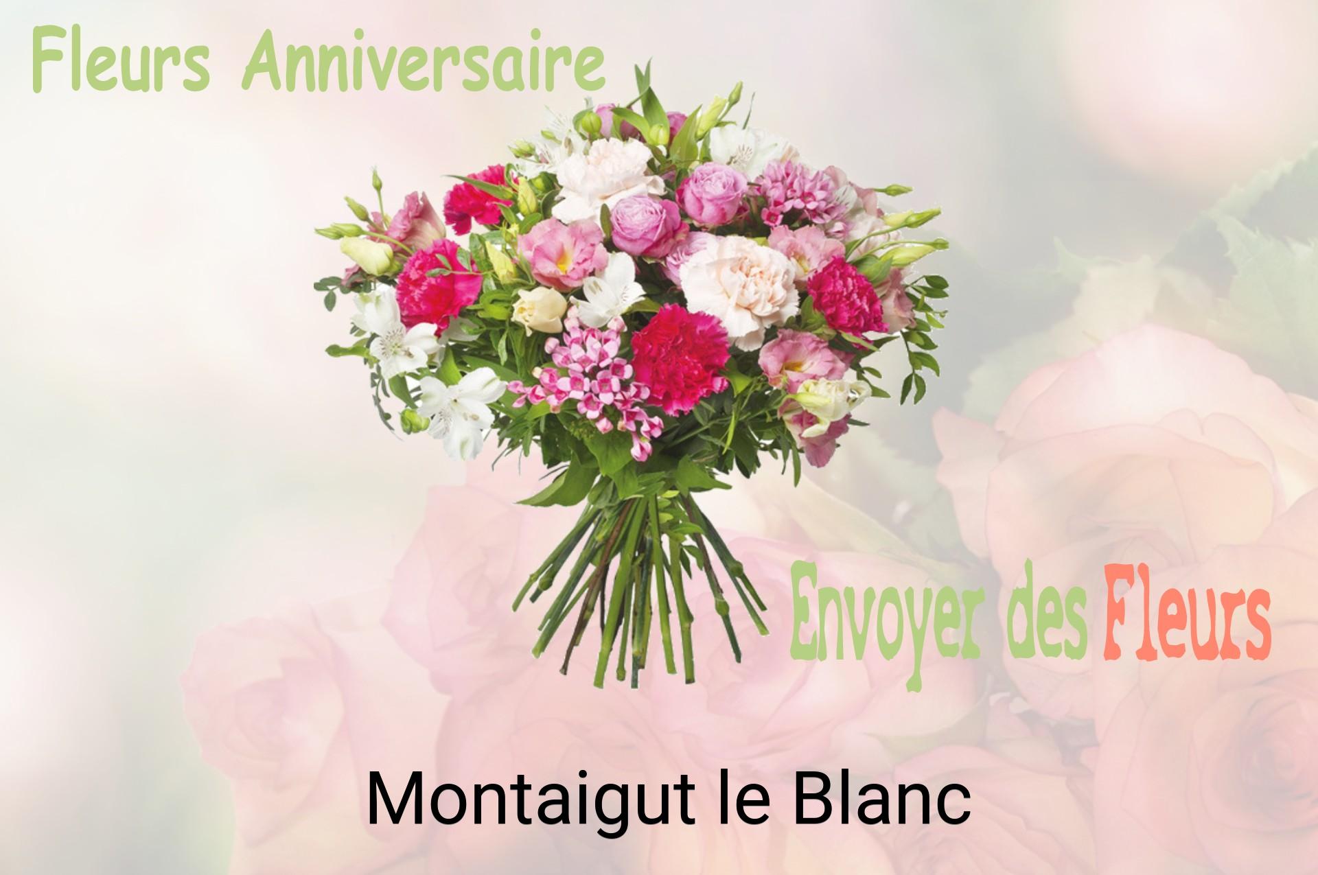 Bouquet de fleurs d’anniversaire livré à Montaigut-le-Blanc