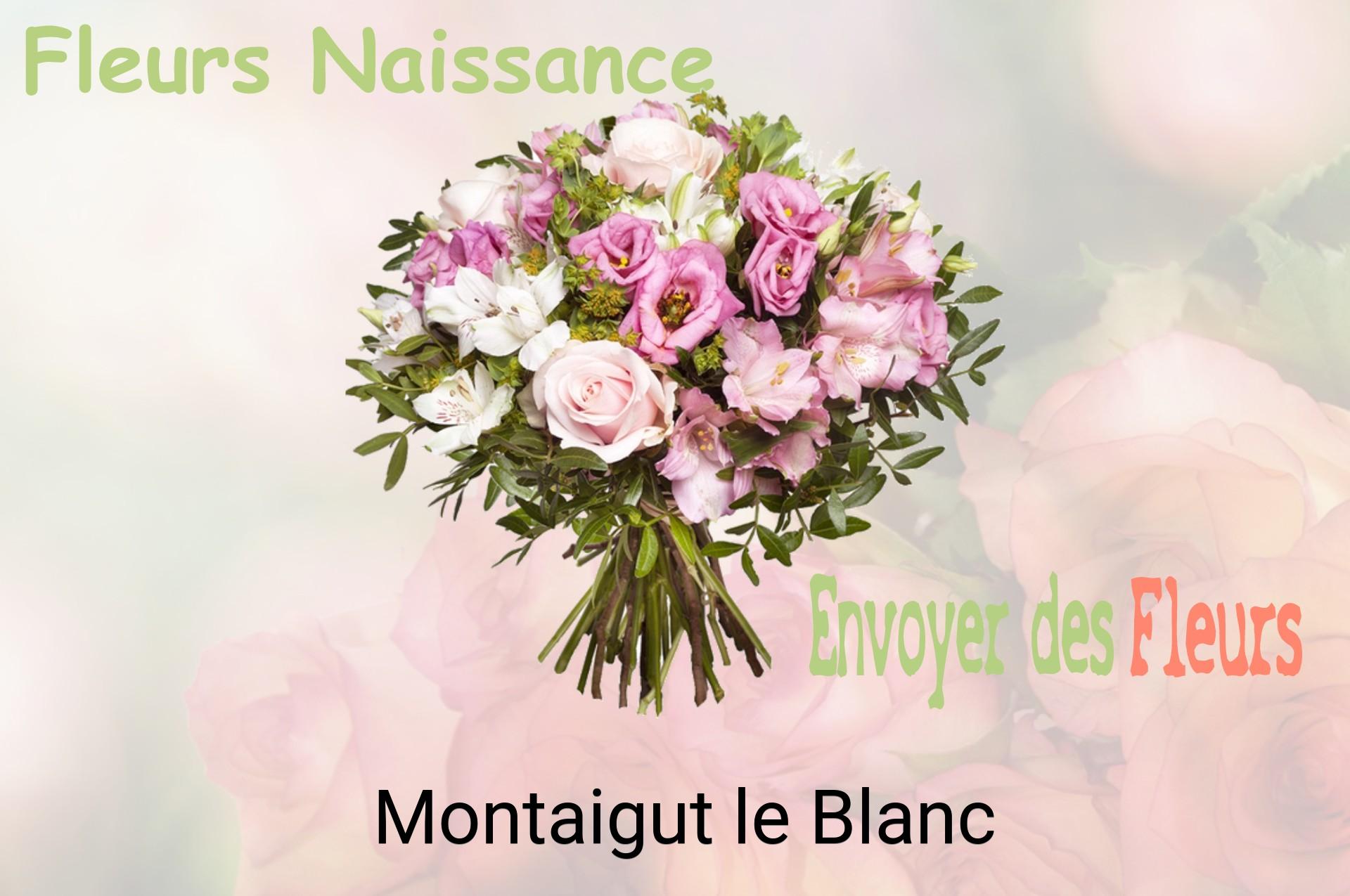 Bouquet de fleurs de naissance livré à Montaigut-le-Blanc