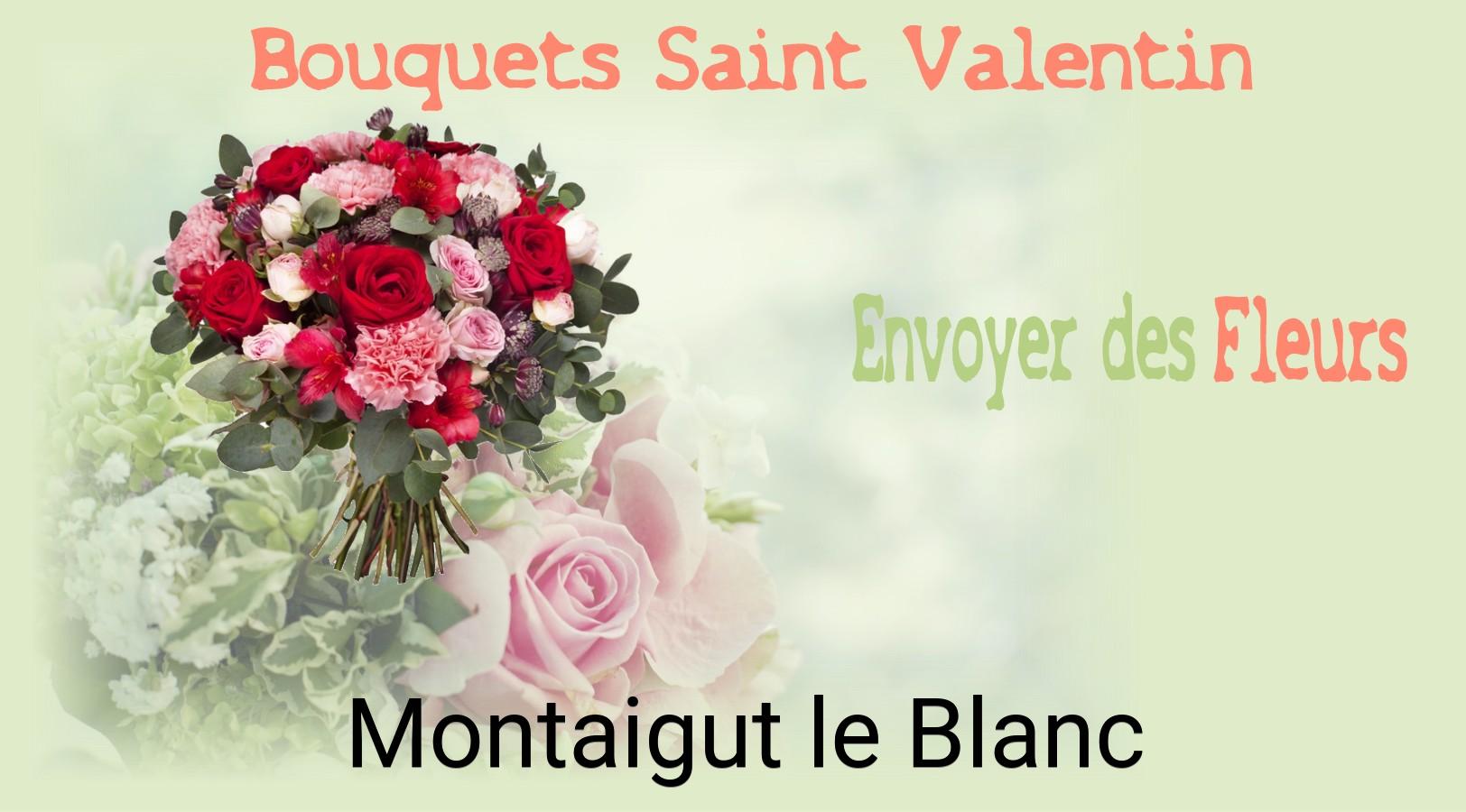 Roses de Saint-Valentin livrées à Montaigut-le-Blanc